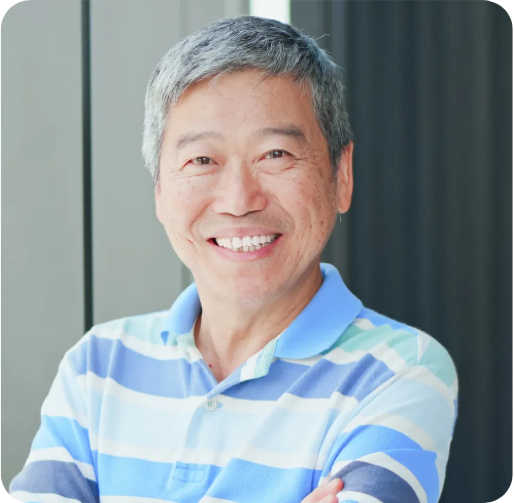 60代男性の顔写真